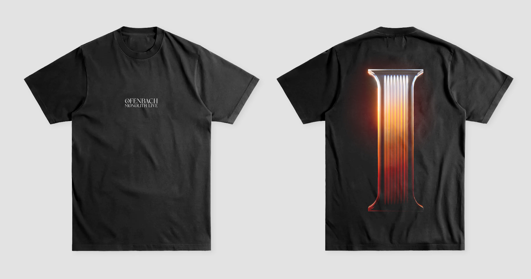 T-SHIRT MONOLITH "GLASS"